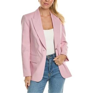REBECCA TAYLOR | Blush Pink Suiting Blazer.
